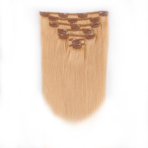 Clip in human hair extensions 90g WJ069